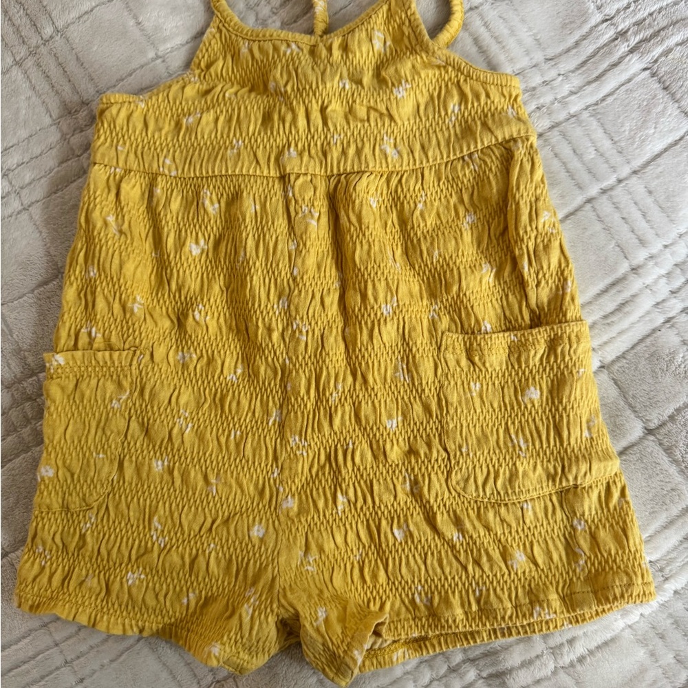Old Navy Mustard Yellow Kids Romper